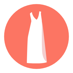 Sling Dress Icon, dress,sling dress