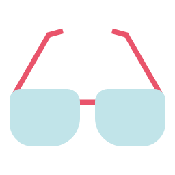Blue Glasses Icon, glasses,accessory