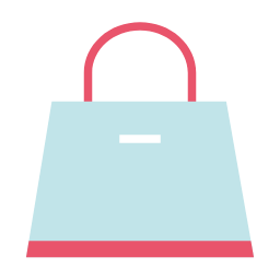 Blue Handbag Icon, handbag,accessory