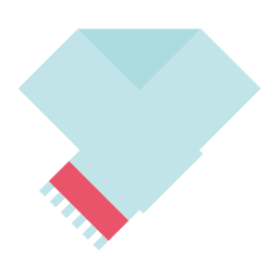 Blue Scarf Icon, scarf,accessory