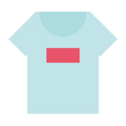 Blue T - Shirt Icon, T - shirt,clothing