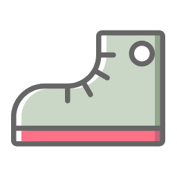 Gray Shoe Icon, shoe,accessory