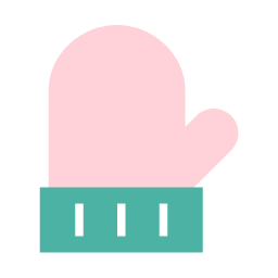Pink Glove Icon, glove,accessory