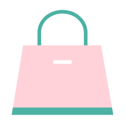 Pink Handbag Icon, handbag,accessory