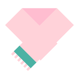 Pink Scarf Icon, scarf,accessory