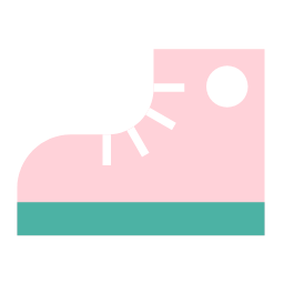 Pink Shoe Icon, shoe,accessory