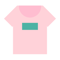 Pink T - Shirt Icon, T - shirt,clothing