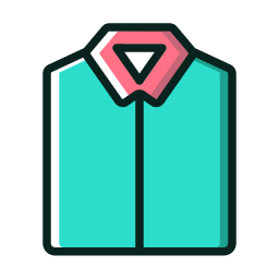 Teal Shirt Icon, shirt,clothing