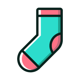 Teal Socks Icon, socks,accessory