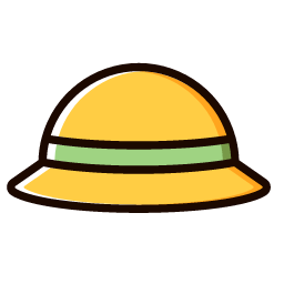 Yellow Hat Icon, hat,accessory