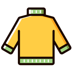 Yellow Sweater Icon, sweater,clothing