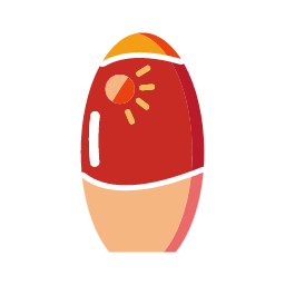 Red Cosmetic Bottle Icon, cosmetics,bottle,red