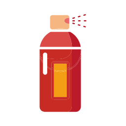 Red Cosmetic Bottle Icon, cosmetics,bottle,red