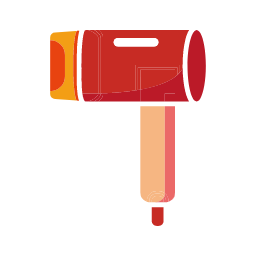 Red Cosmetic Tool Icon, cosmetics,tool,red