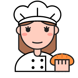 Pastry Chef Avatar Icon, pastry chef,chef,bread
