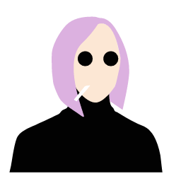 Jazebelle with Purple Hair Icon, Jazebelle,purple hair,avatar
