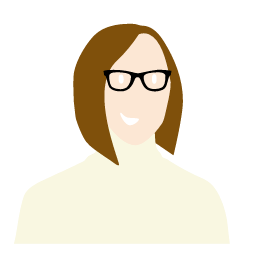 Jeane with Glasses Icon, Jeane,brown hair,glasses