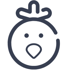 Chick Icon, chick,farm animal