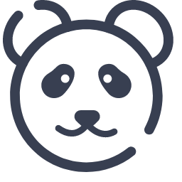 Panda Icon, panda,animal