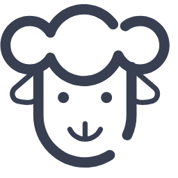 Sheep Icon, sheep,farm animal