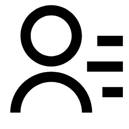 Contacts Line Icon, contacts,user,list