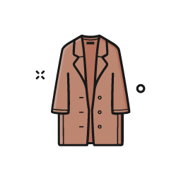 Coat Icon, coat,outerwear