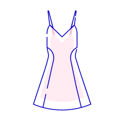 Long Skirt Icon, long skirt,clothing