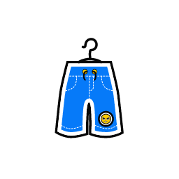 Denim Shorts Icon, denim shorts,casual wear,summer clothing