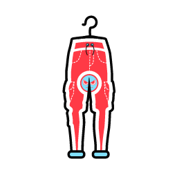 Sports Pants Icon, sports pants,sportswear,athletic wear