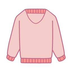 Pink Knit Sweater Icon, knit sweater,pink,soft