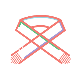 Scarf Icon, scarf,accessory