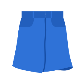 Denim Skirt Clothing Icon, denim skirt,skirt,women's clothing