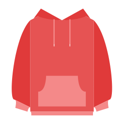 Hoodie Clothing Icon, hoodie,top,casual clothing