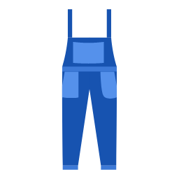 Overalls Clothing Icon, overalls,pants,casual wear