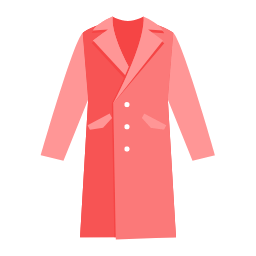 Overcoat Clothing Icon, overcoat,outerwear,winter wear