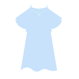 Light Blue Dress Icon, dress,women's dress