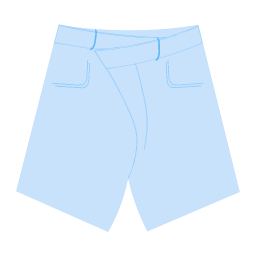 Light Blue Shorts Icon, shorts,pants
