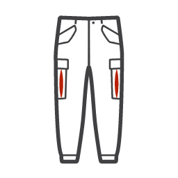 PEACEBIRD Spring Pants 04 - 01 Icon, pants,spring,red knee
