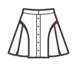 PEACEBIRD Spring Skirt 05 - 01 Icon, skirt,spring,pleated