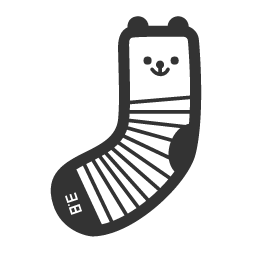 Gray Socks Icon, socks,accessory