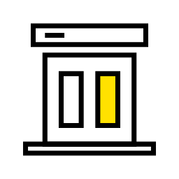 1:1 Scenario - based Showroom Icon, showroom,scenario - based,business