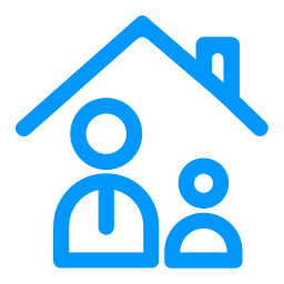 Elderly Care Family Icon, elderly care,family,care
