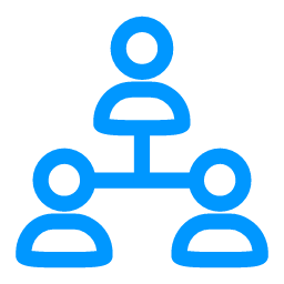 Work Hierarchy Icon, work,hierarchy