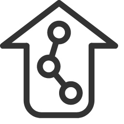 Data Reporting Icon, data,reporting,house