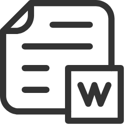 Word File Icon, Word,file,document