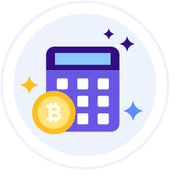 Bitcoin Calculator Icon, Bitcoin calculator,calculator