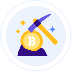 Bitcoin Mining Icon, Bitcoin mining,mining