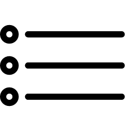 List with Dots Icon, list,dots,items