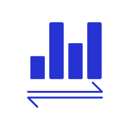 Data Conversion Icon, data conversion,graph,arrow