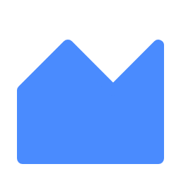 Basic Area Chart Icon, area chart,basic,data